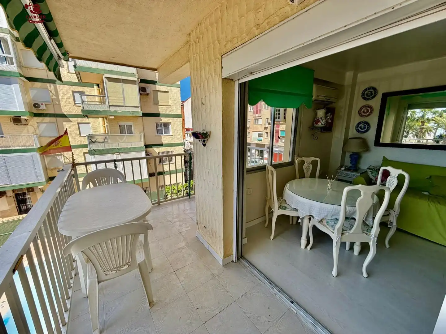 Terraza de Piso de alquiler en Vélez-Málaga con Aire acondicionado, Jardín privado y Terraza