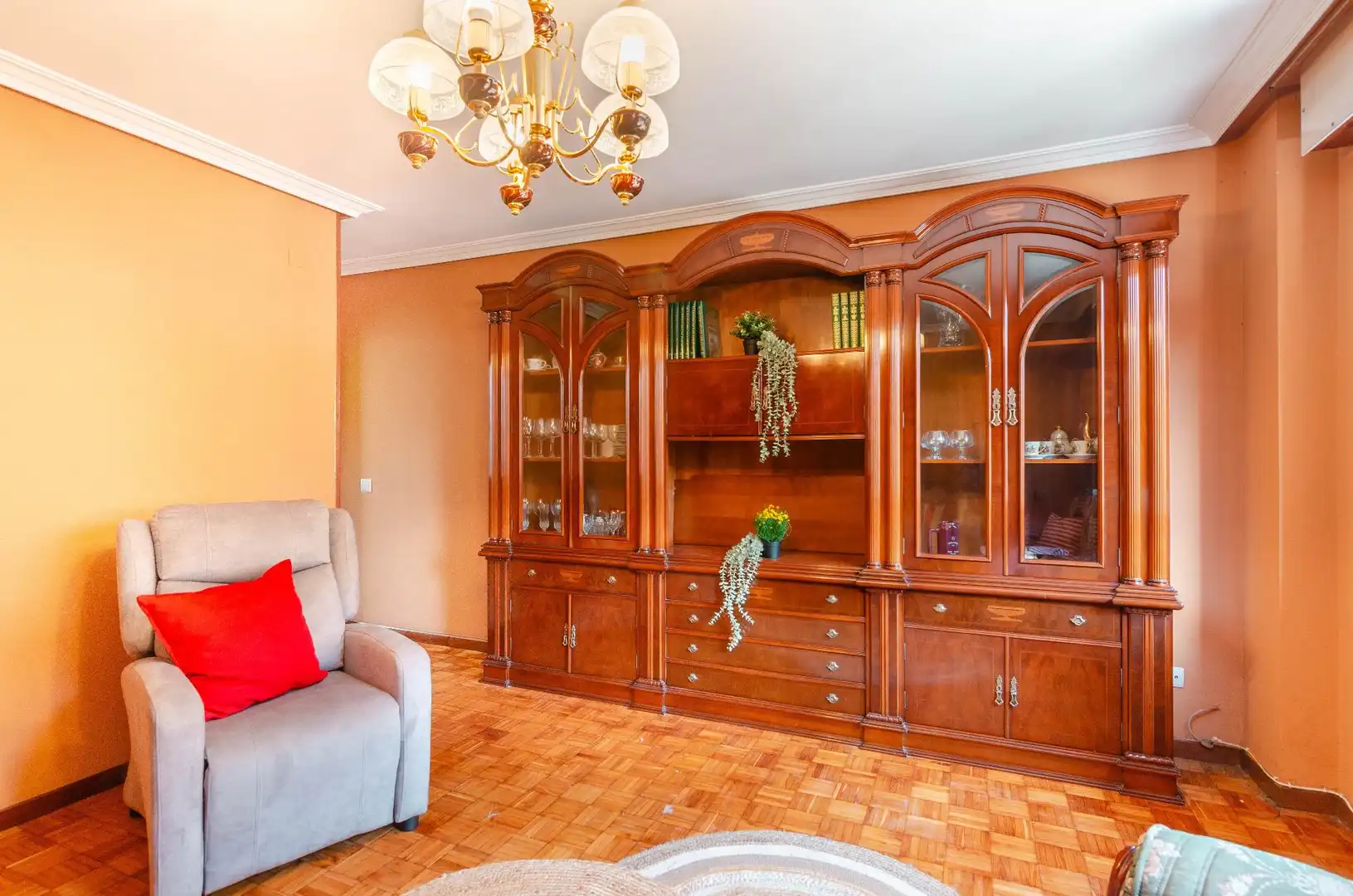 Living room of Flat for sale in Llanera  with Heating, Terrace and Storage room