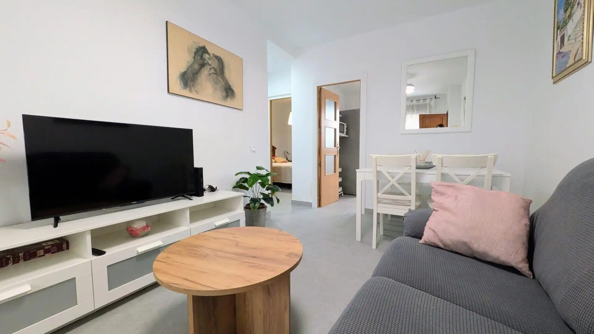Sala de estar de Piso de alquiler en Fuengirola con Terraza y Amueblado