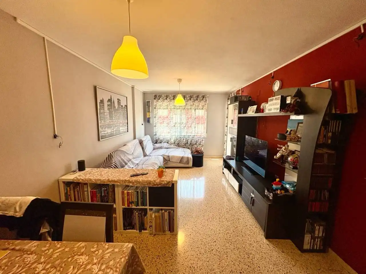 Sala de estar de Piso en venta en Alicante / Alacant con Aire acondicionado, Trastero y Balcón