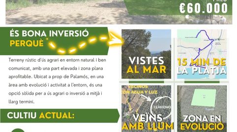 Foto 2 de Terreno en venta en Passatge Riera Bell-lloc, 55, Sant Joan - Vilarromà, Palamós