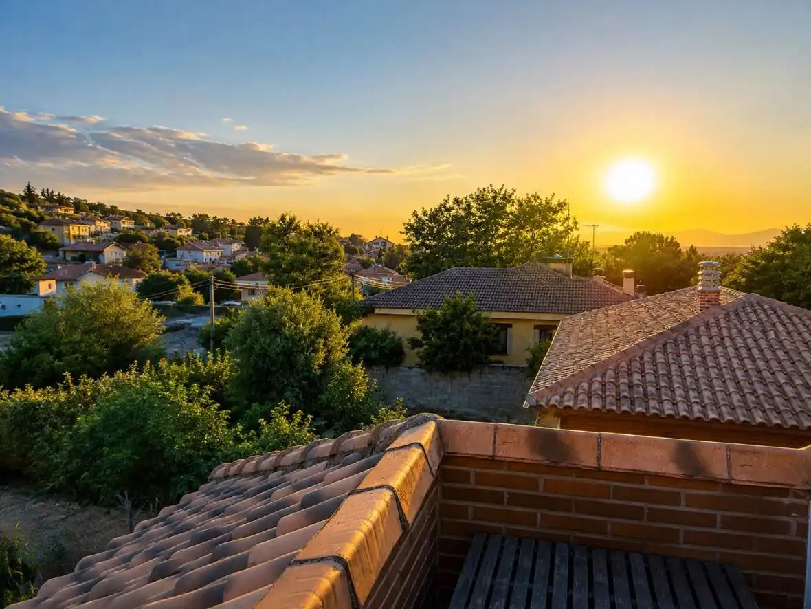 Exterior view of Houses for sale in El Casar  with Heating, Storage room and Swimming Pool