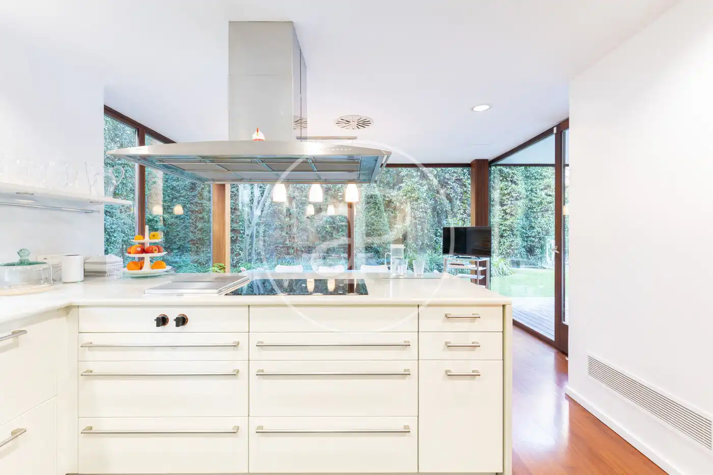 Kitchen of Houses for sale in Sant Cugat del Vallès  with Air Conditioner, Heating and Private garden