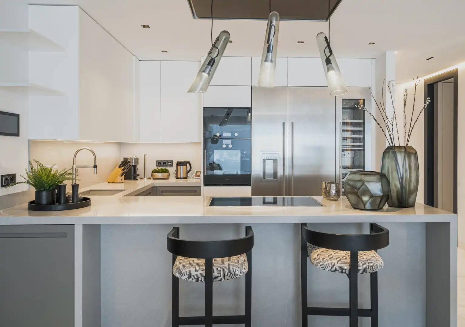 Kitchen of Apartments for rent in Marbella  with Air Conditioner, Terrace and Furnished