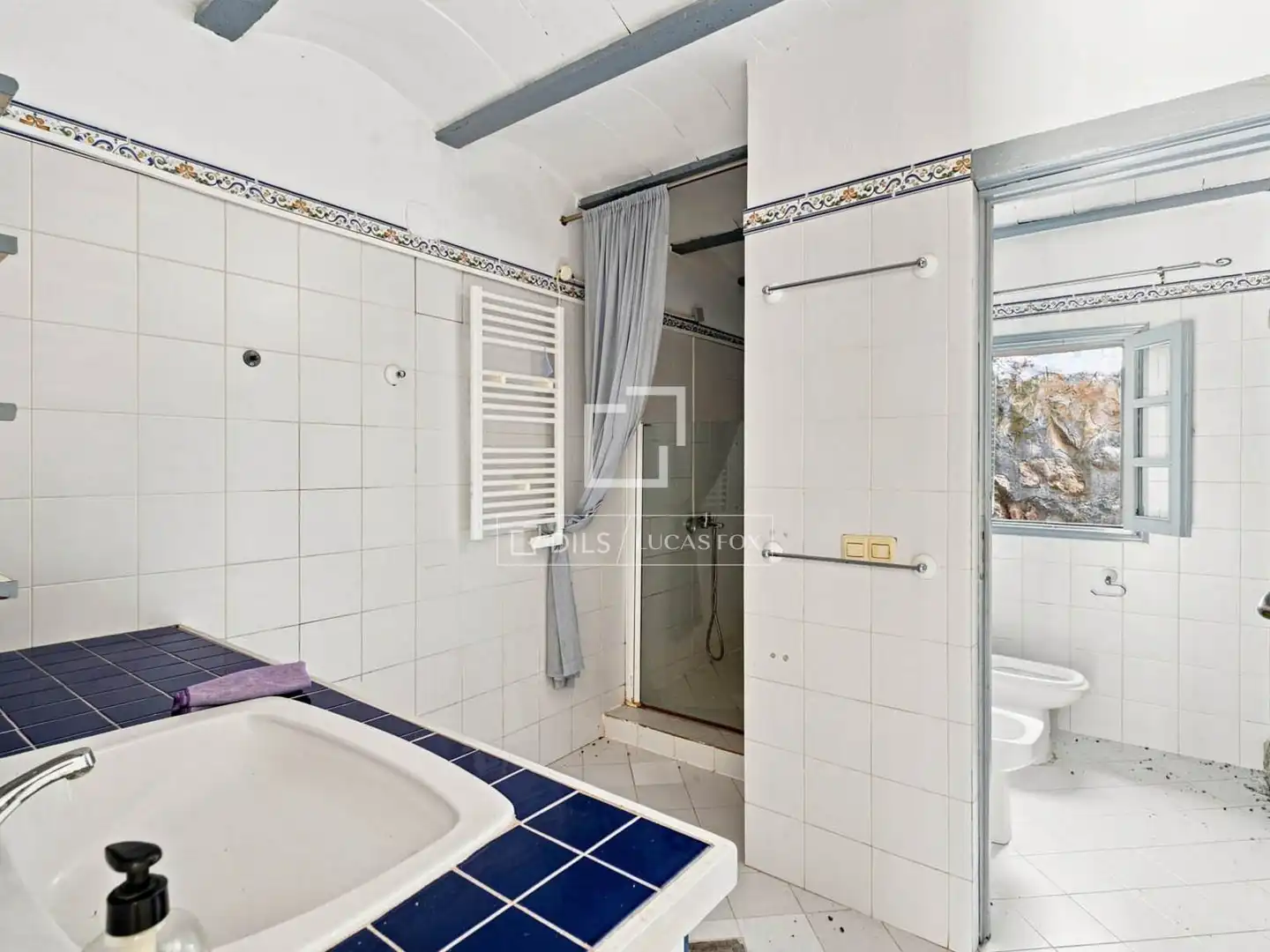 Baño de Finca rústica en venta en Banyalbufar con Jardín privado y Piscina