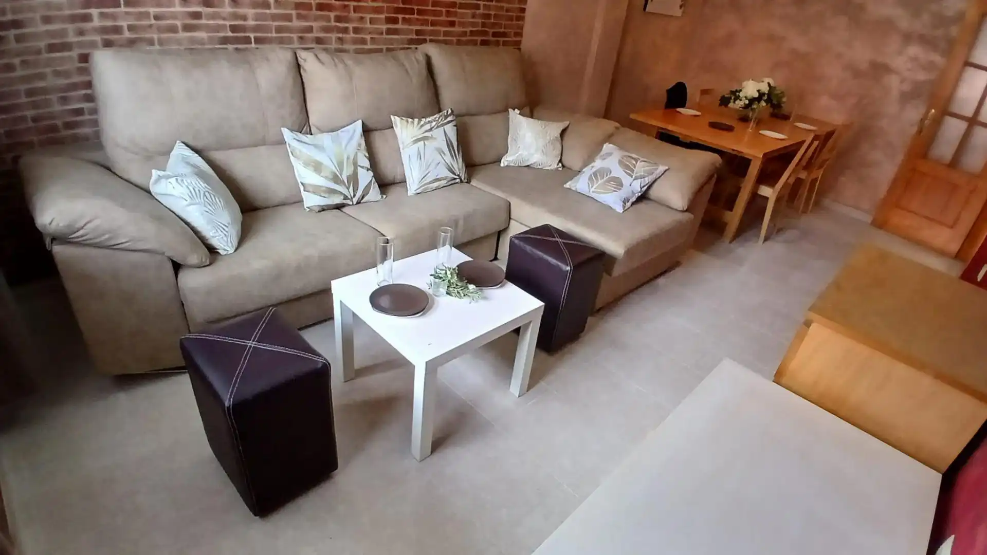 Living room of Flat for sale in Vícar  with Storage room, Furnished and Community pool
