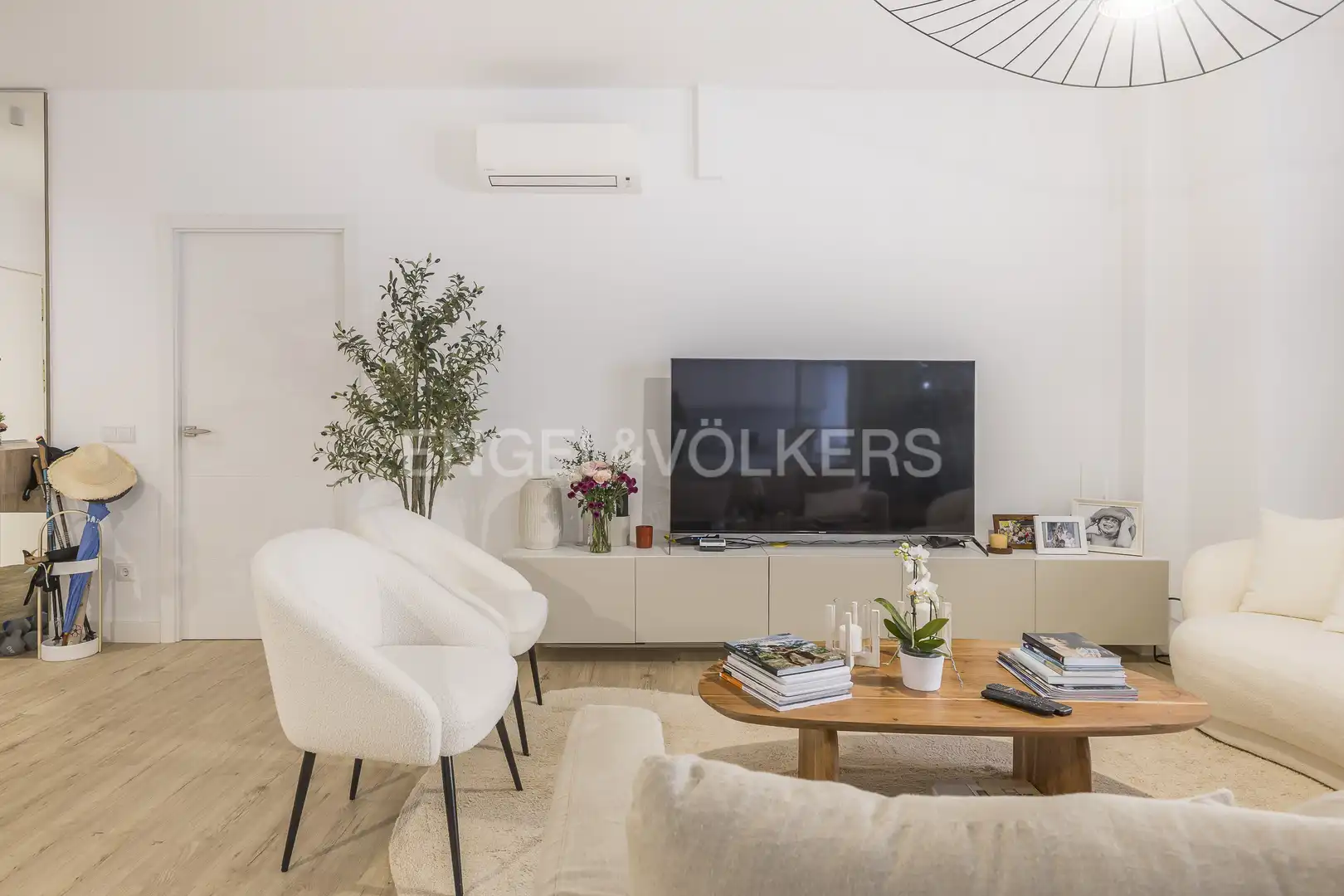 Sala d'estar de Pis de lloguer en Barrio de Salamanca