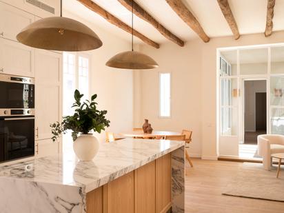 Kitchen of Attic for sale in  Barcelona Capital  with Air Conditioner, Heating and Terrace