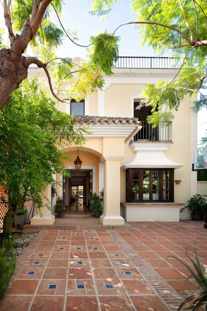 Exterior view of Houses for rent in Marbella  with Private garden, Terrace and Swimming Pool