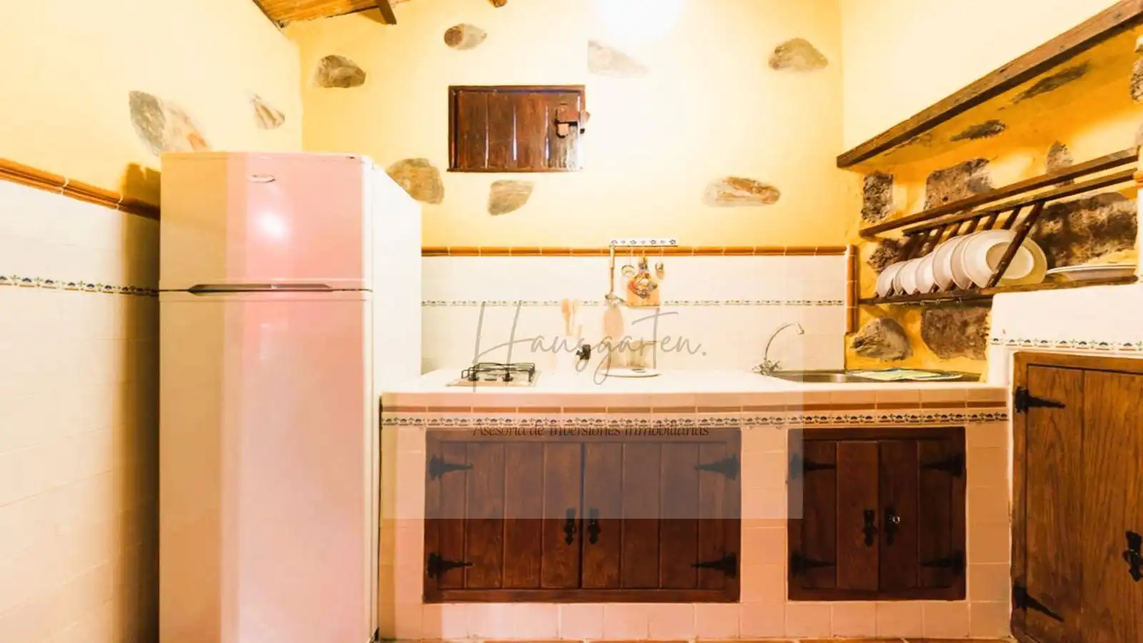 Cocina de Finca rústica en venta en Tejeda con Aire acondicionado y Piscina