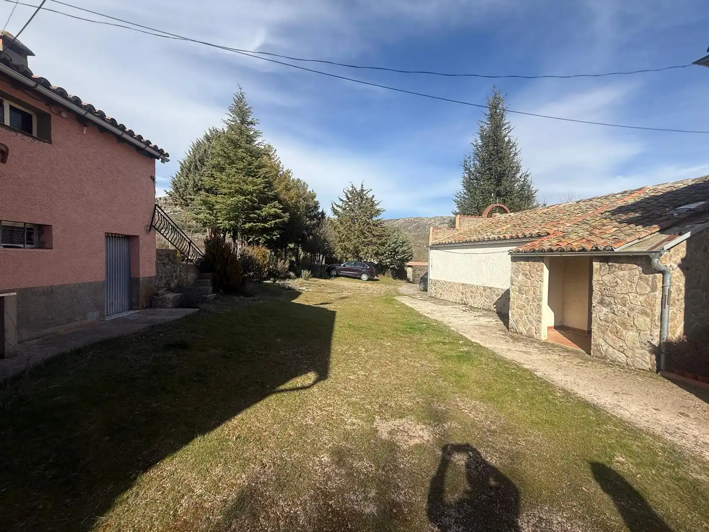 Vista exterior de Casa o chalet en venta en San Martín del Pimpollar con Calefacción, Jardín privado y Terraza