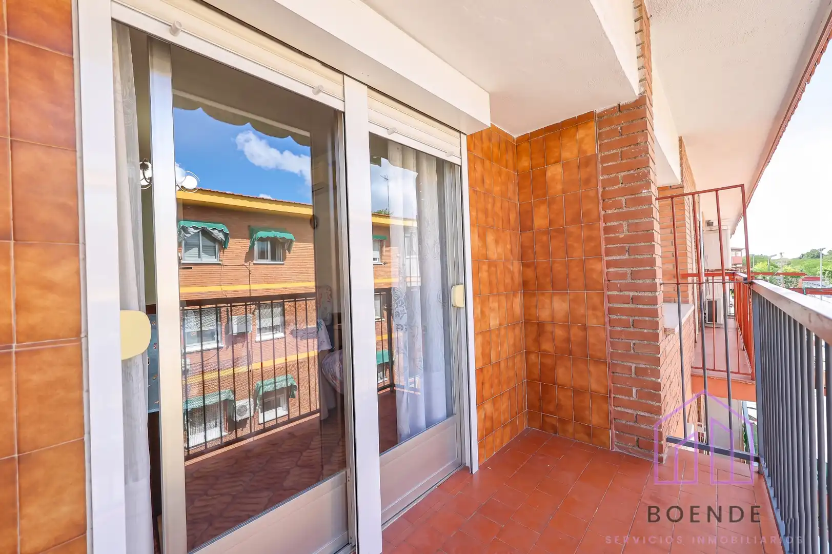 Balcony of Flat for sale in Getafe  with Air Conditioner, Terrace and Furnished