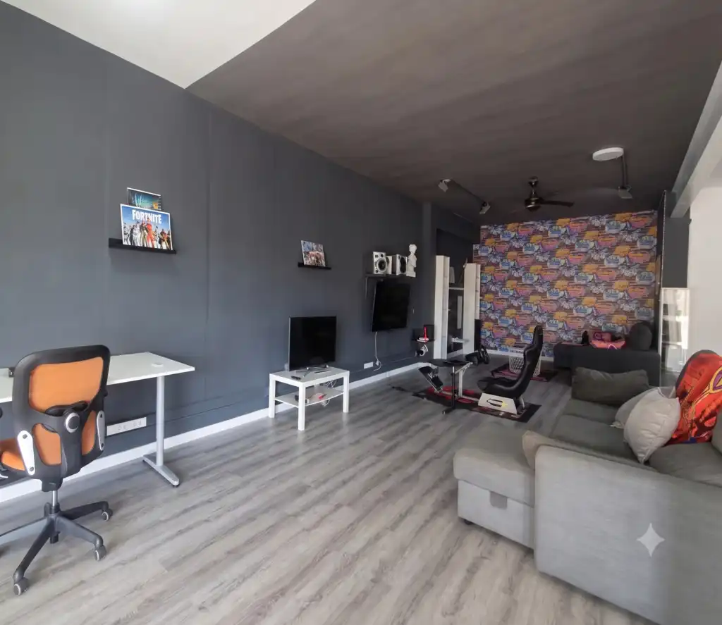 Sala d'estar de Casa o xalet en venda en Terrassa amb Aire condicionat, Jardí privat i Terrassa