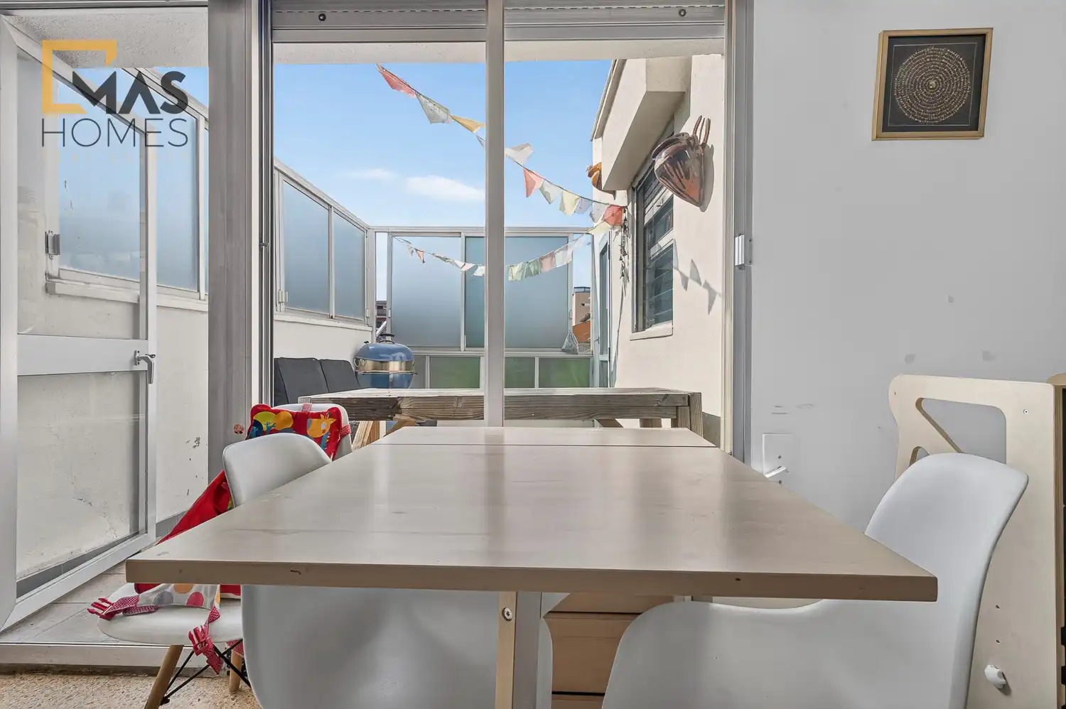 Balcony of Detached homes for sale in Terrassa  with Air Conditioner, Heating and Terrace