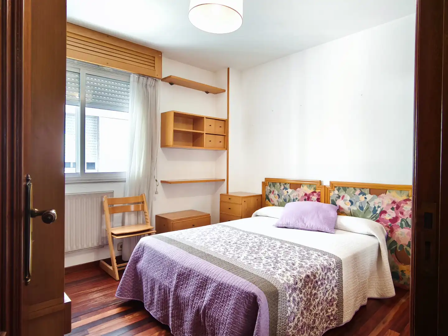 Bedroom of Flat for rent in Santiago de Compostela   with Heating and Furnished