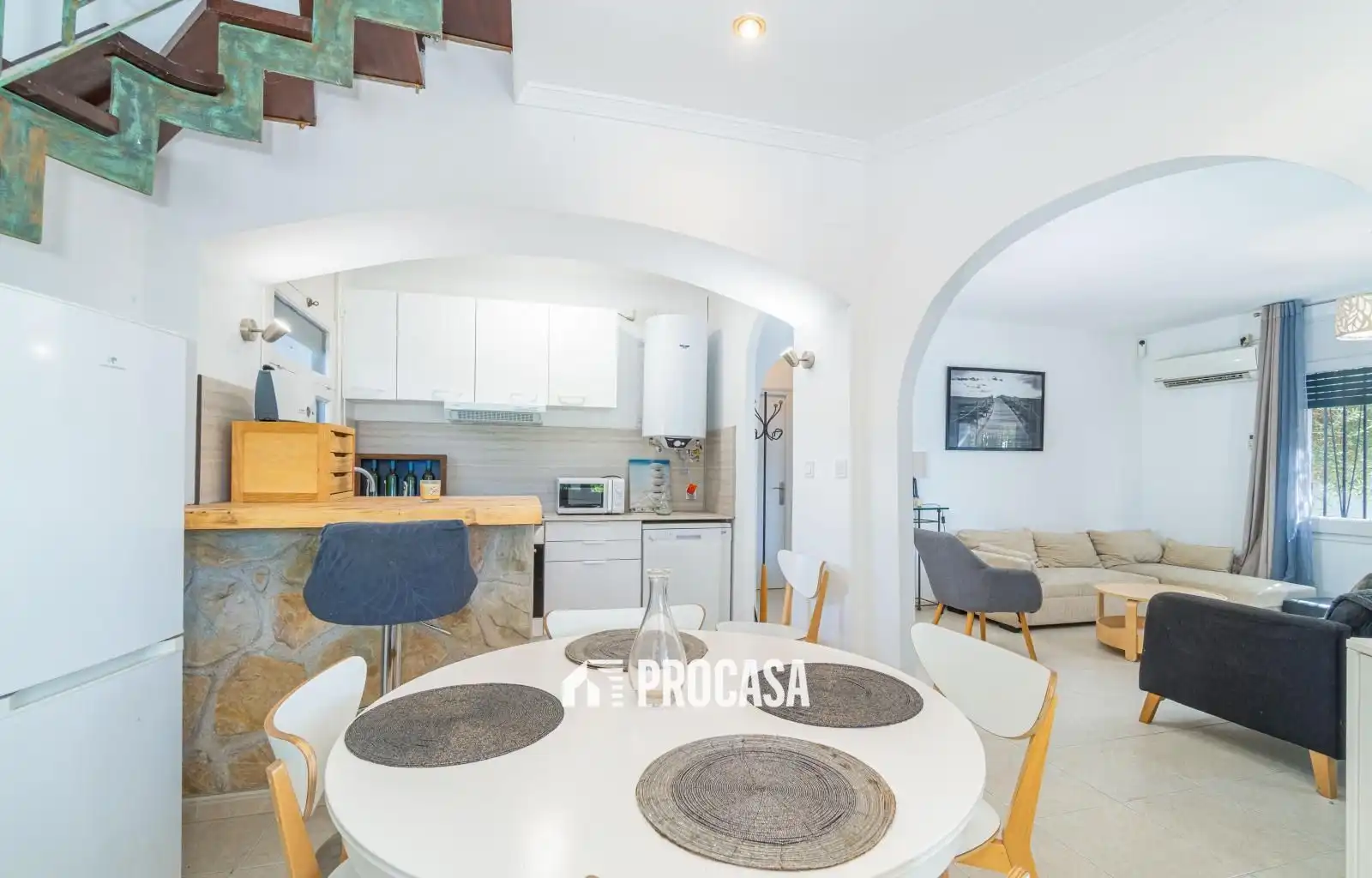 Küche von Haus oder Chalet zum Verkauf in Empuriabrava mit Klimaanlage, Heizung und Abstellraum