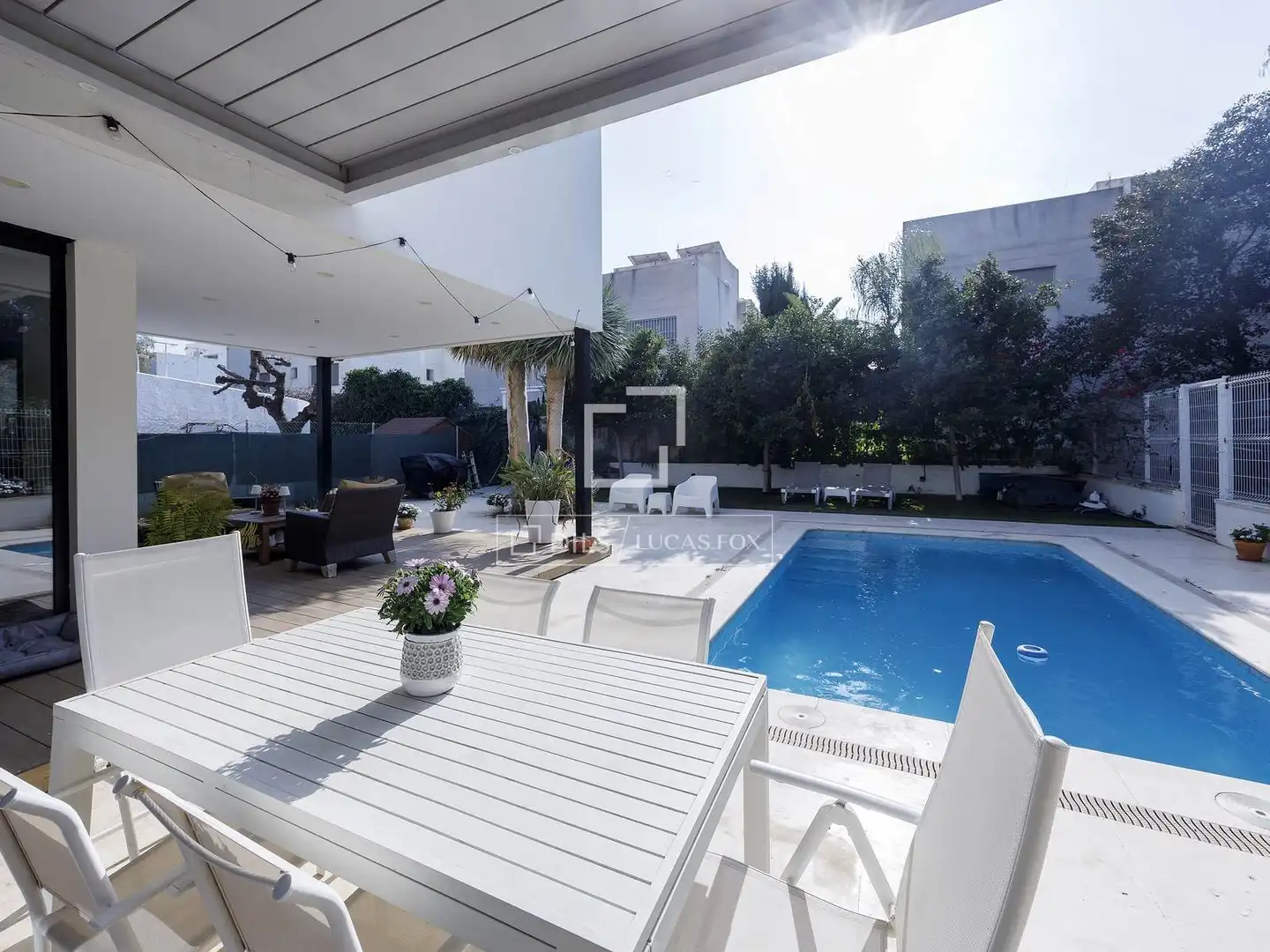 Terraza de Casa o chalet en venta en Godella con Aire acondicionado, Calefacción y Jardín privado