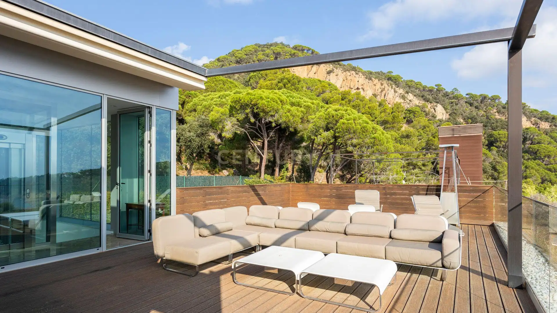 Terraza de Casa o chalet en venta en Sant Feliu de Guíxols con Aire acondicionado, Jardín privado y Piscina