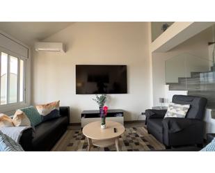 Living room of Duplex to rent in Sitges  with Air Conditioner, Furnished and Washing machine