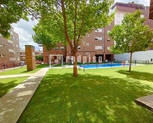 Exterior view of Flat for sale in Guadalajara Capital  with Heating, Parquet flooring and Storage room