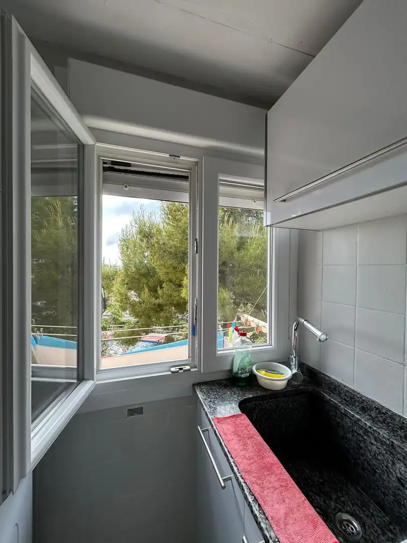 Küche von Wohnungen zur Miete in La Pobla de Farnals mit Klimaanlage, Terrasse und Möbliert