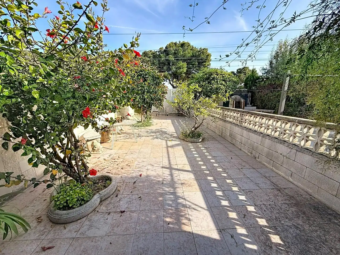 Terrasse von Einfamilien-Reihenhaus zum Verkauf in El Vendrell mit Terrasse und Balkon