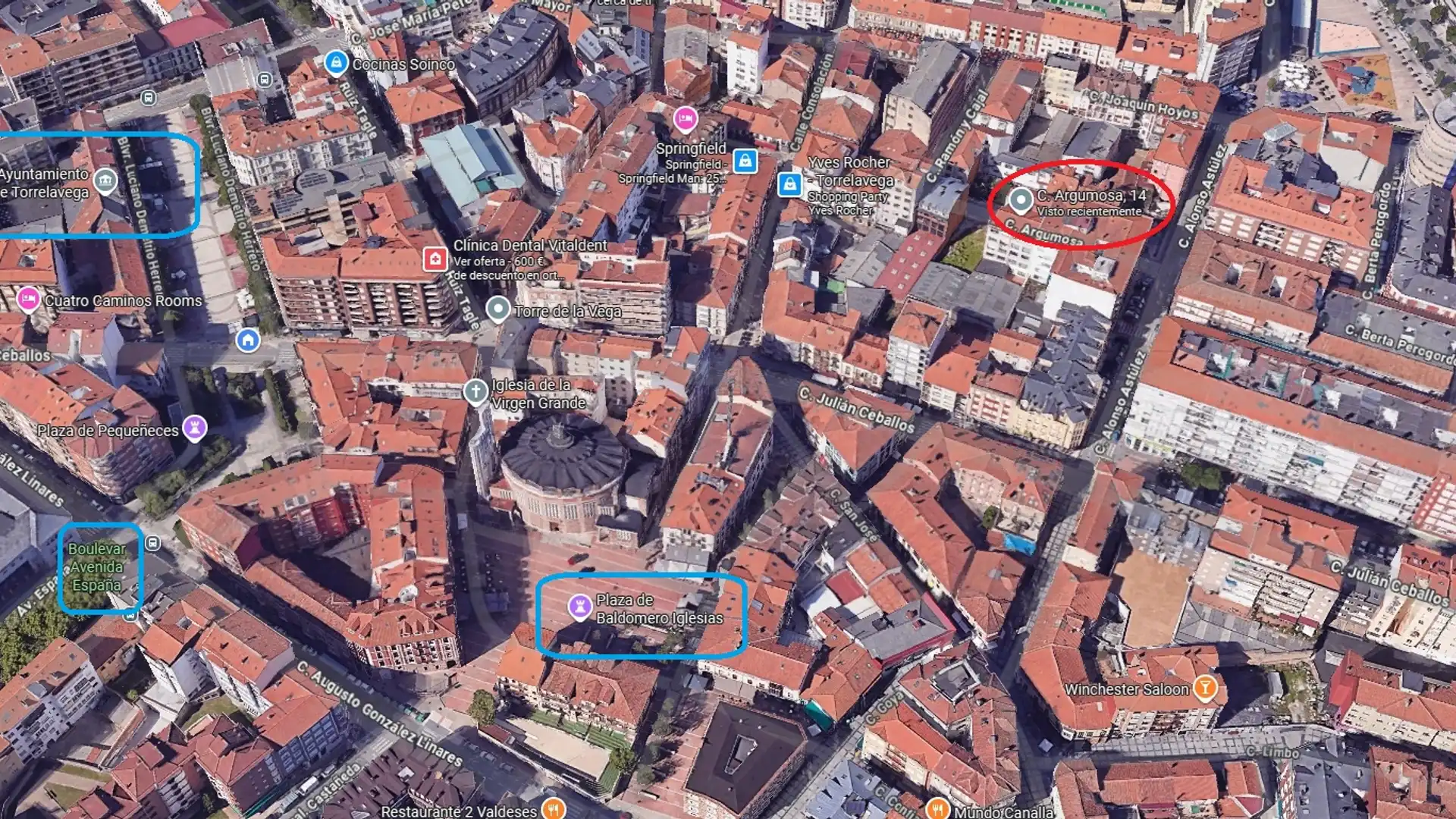 Vista exterior de Piso en venta en Torrelavega  con Calefacción, Terraza y Amueblado