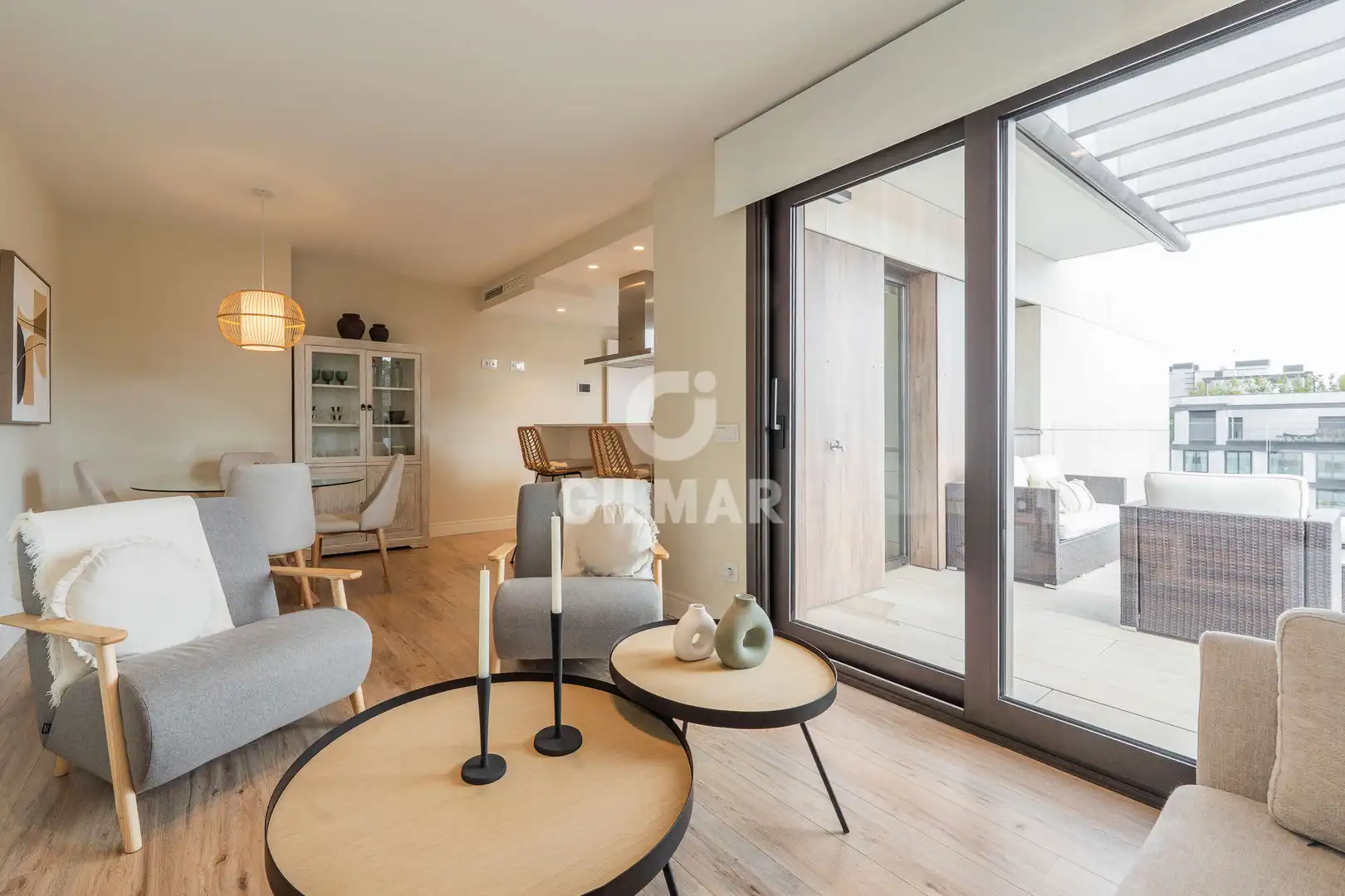 Sala de estar de Ático en venta en Madrid con Calefacción, Jardín privado y Trastero