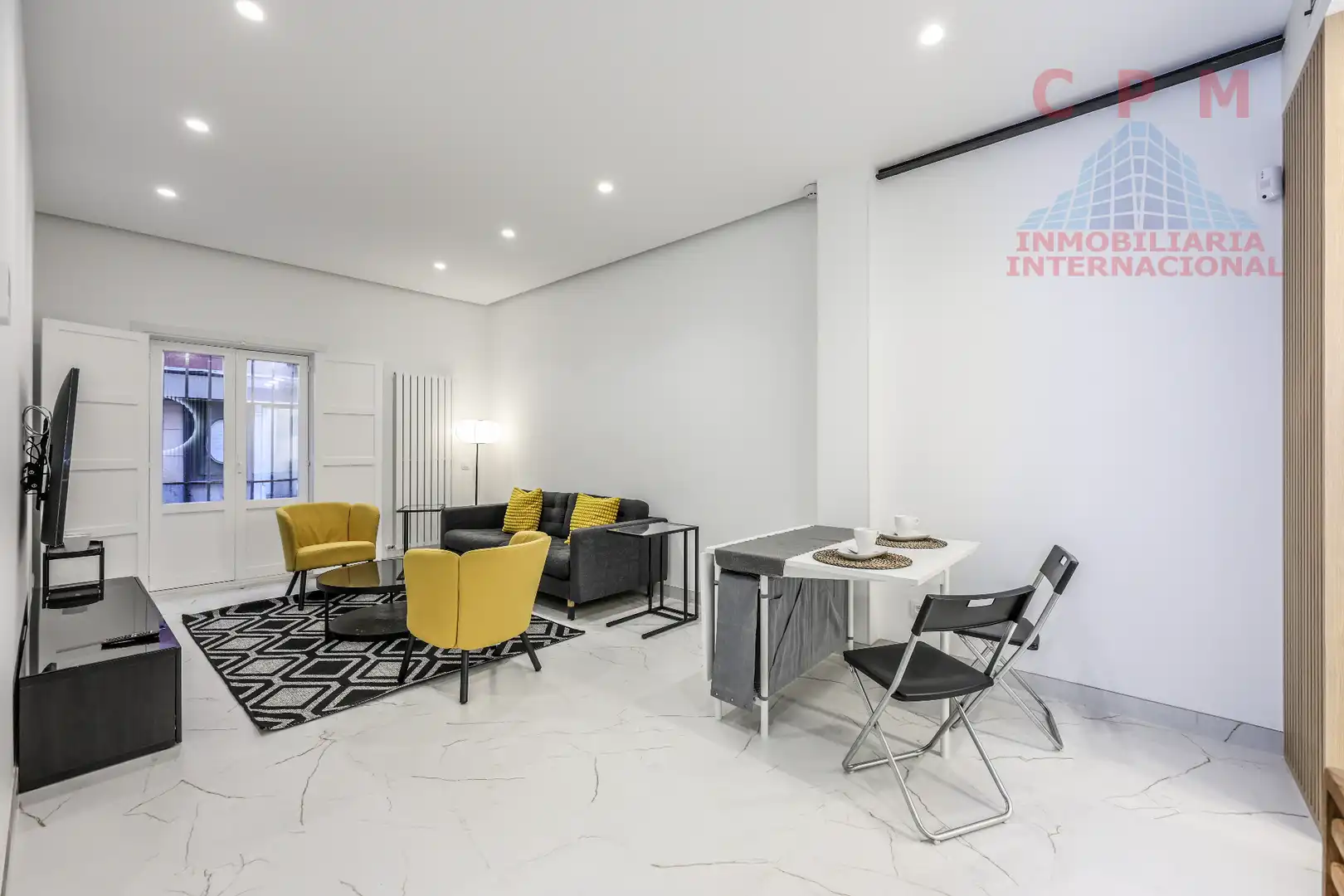 Sala de estar de Piso de alquiler en Madrid con Aire acondicionado, Calefacción y Parquet