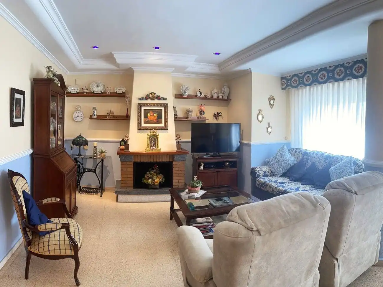 Sala de estar de Casa adosada en venta en Sant Rafael 