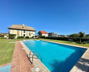 Swimming pool of Flat for sale in Sanxenxo  with Heating, Terrace and Furnished