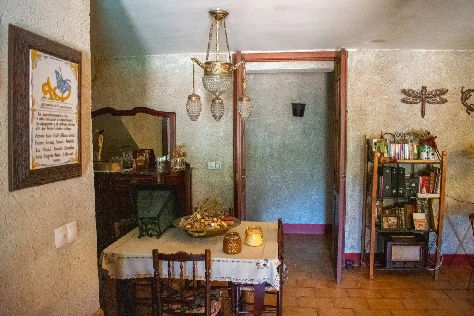 Menjador de Casa o xalet en venda en Onil amb Jardí privat, Terrassa i Traster
