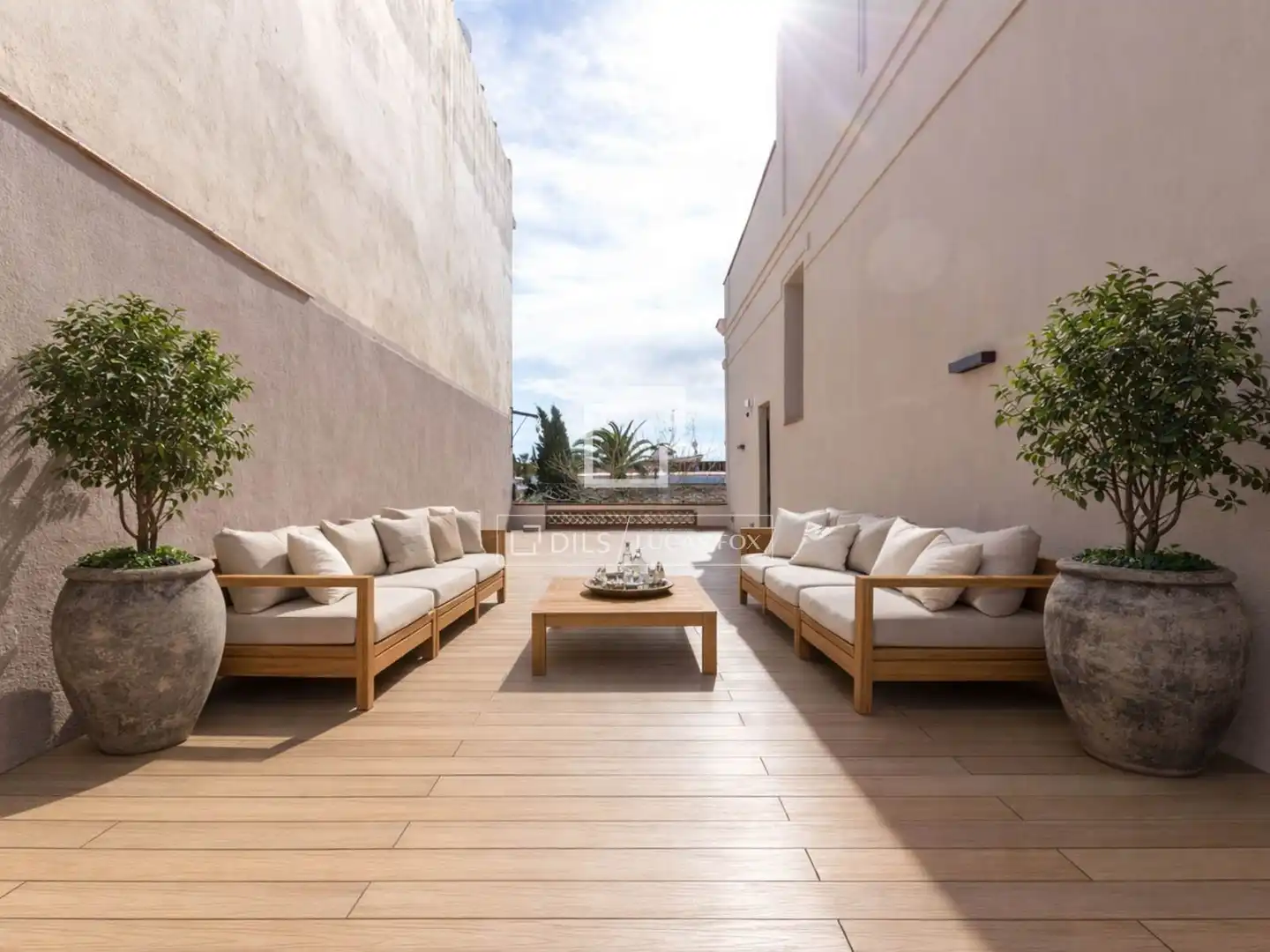 Terraza de Casa o chalet en venta en Sant Just Desvern con Aire acondicionado, Jardín privado y Terraza