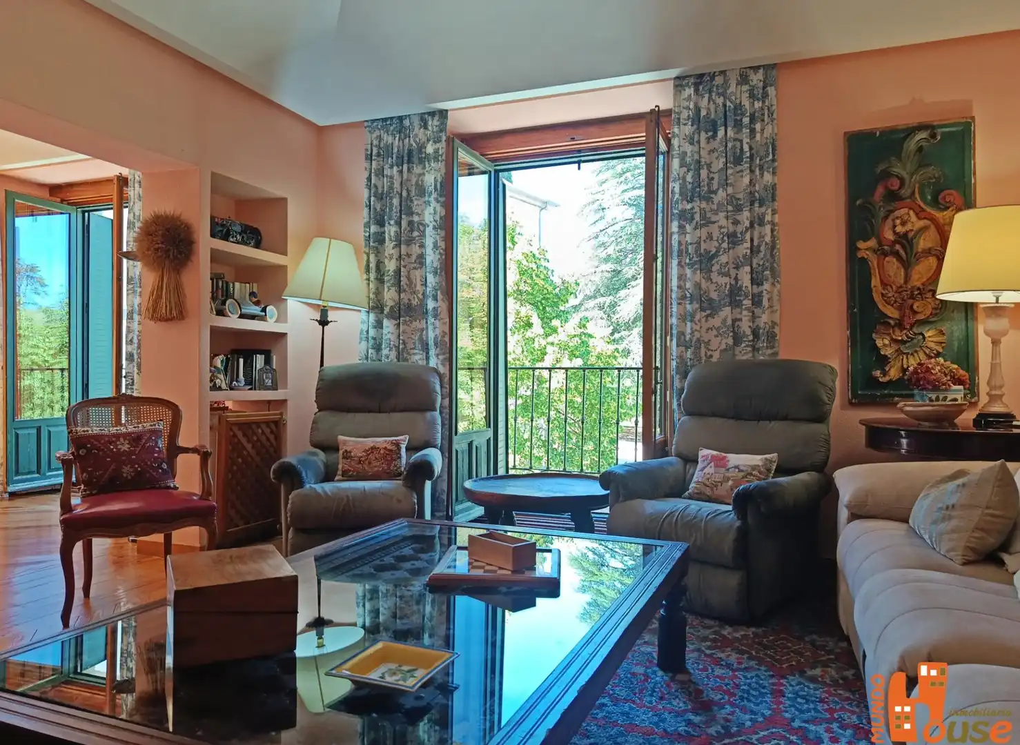 Wohnzimmer von Wohnung zum Verkauf in Real Sitio de San Ildefonso mit Heizung und Balkon