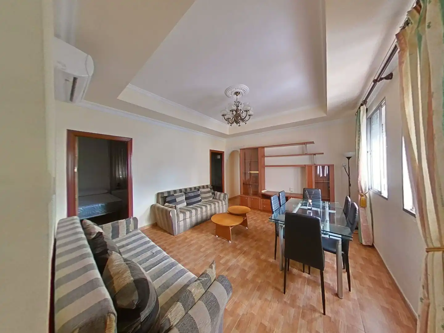 Sala d'estar de Pis en venda en Málaga amb Aire condicionat i Balcó