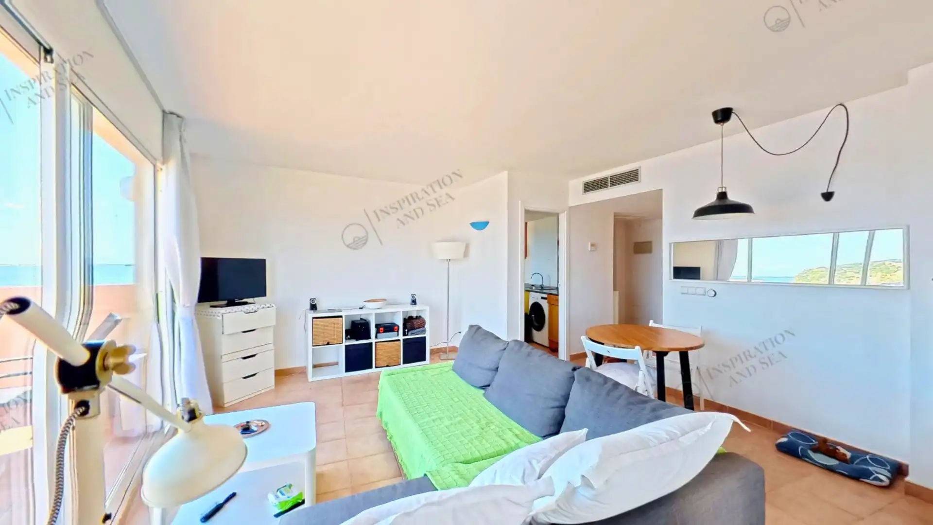 Living room of Flat for sale in Santa Eulària des Riu  with Air Conditioner and Terrace