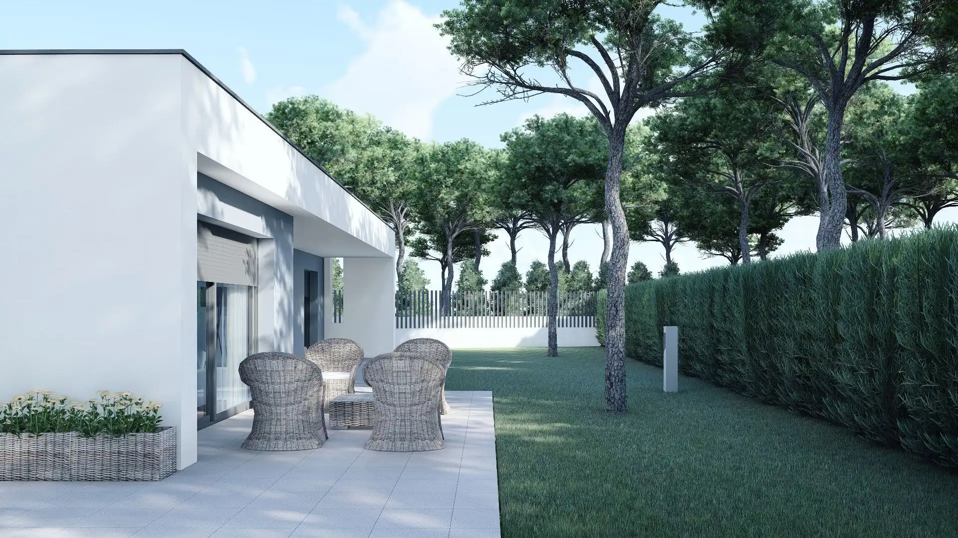 Terraza de Casa o chalet en venta en Llagostera con Jardín privado