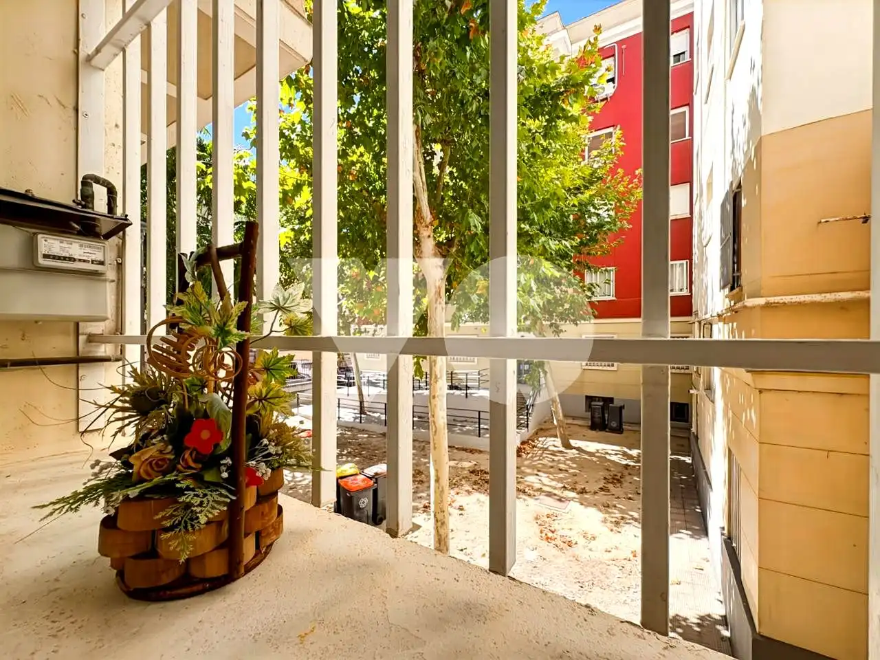 Balcony of Ground floor for sale in Madrid  with Air Conditioner, Heating and Private garden