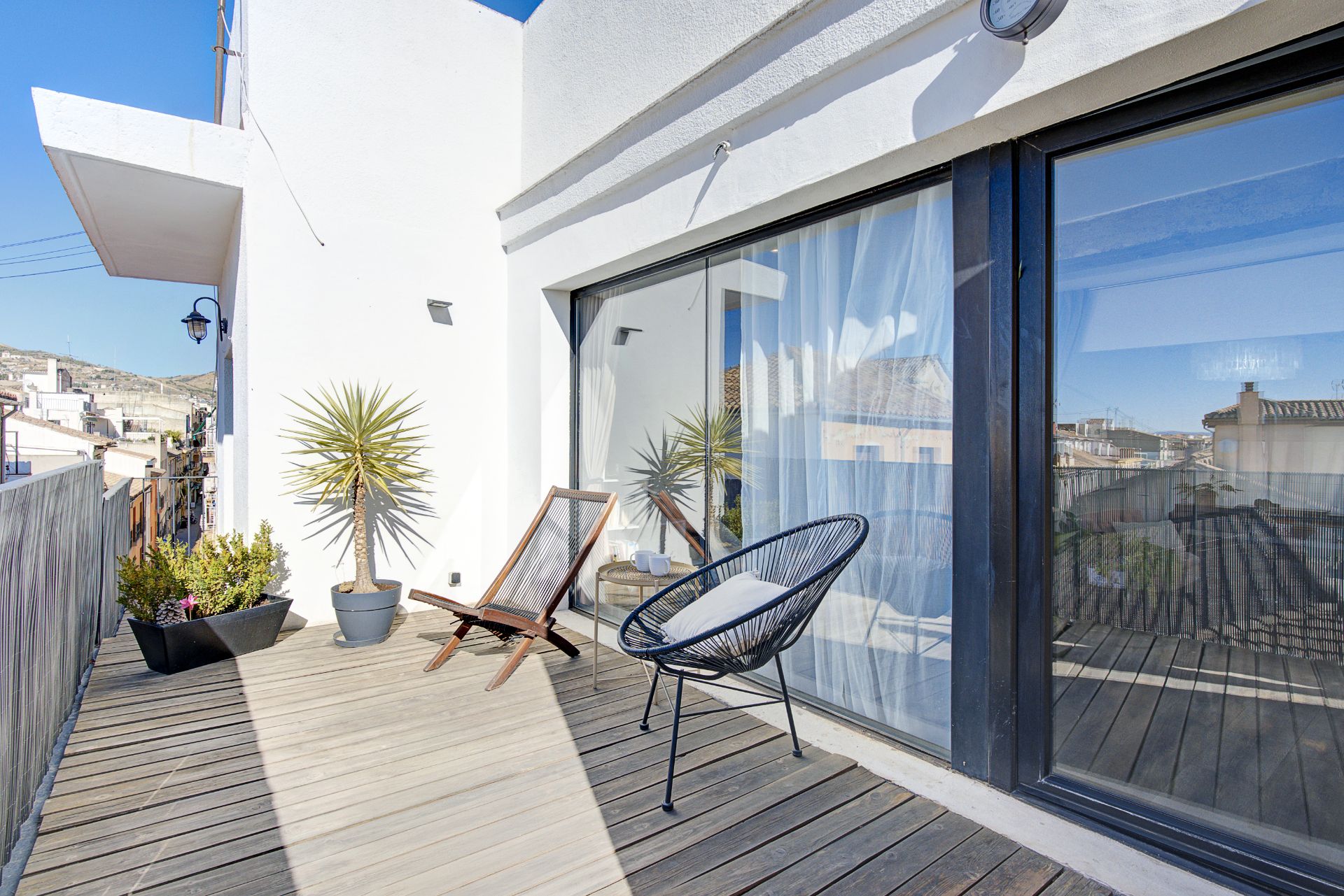 Terrace of Flat for rent in  Granada Capital  with Air Conditioner, Heating and Parquet flooring