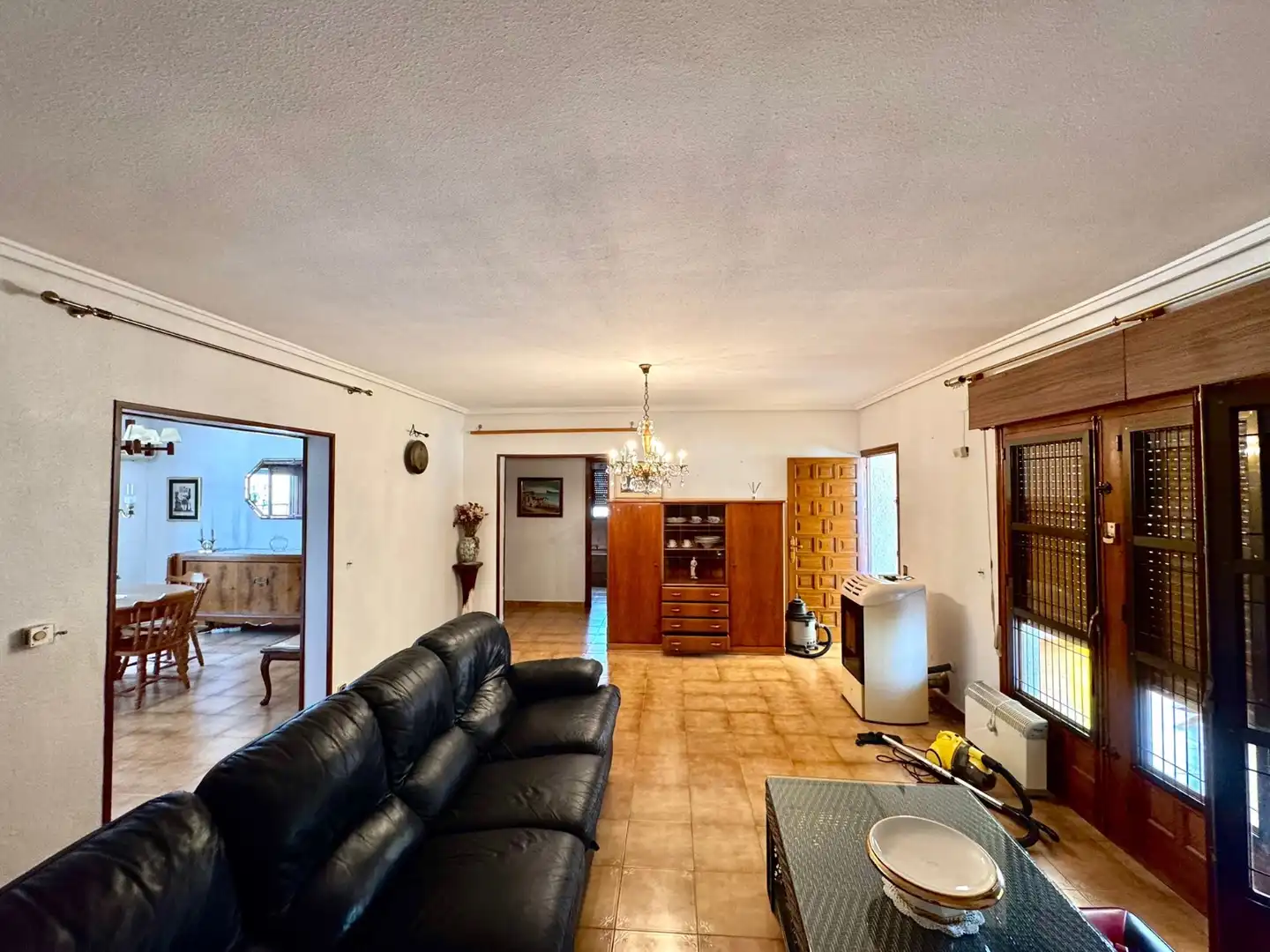 Wohnzimmer von Haus oder Chalet zur Miete in Rojales mit Klimaanlage, Heizung und Privatgarten