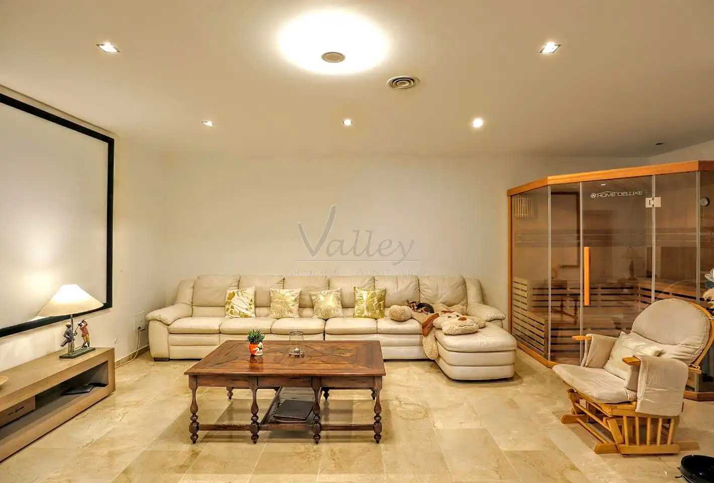 Sala de estar de Casa o chalet de alquiler en Sotogrande con Aire acondicionado, Jardín privado y Terraza