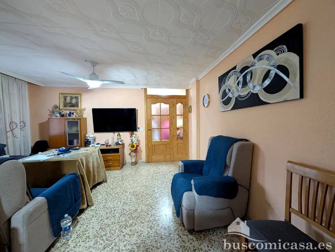 Sala d'estar de Pis en venda en Linares amb Aire condicionat, Traster i Balcó