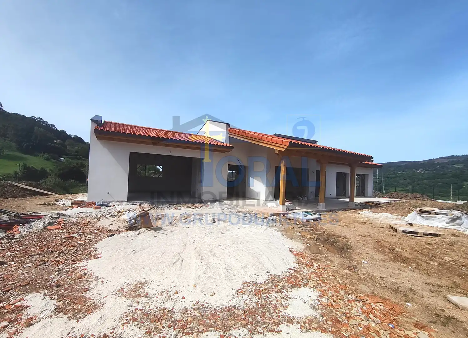 Vista exterior de Casa o chalet en venta en Gijón  con Calefacción, Jardín privado y Terraza