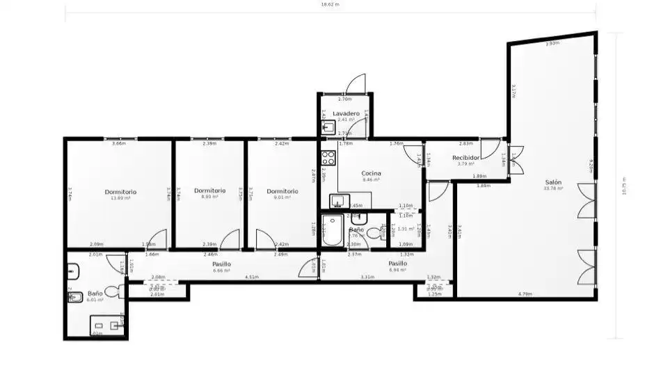 Piso en venta en Villafranca de Córdoba con Balcón