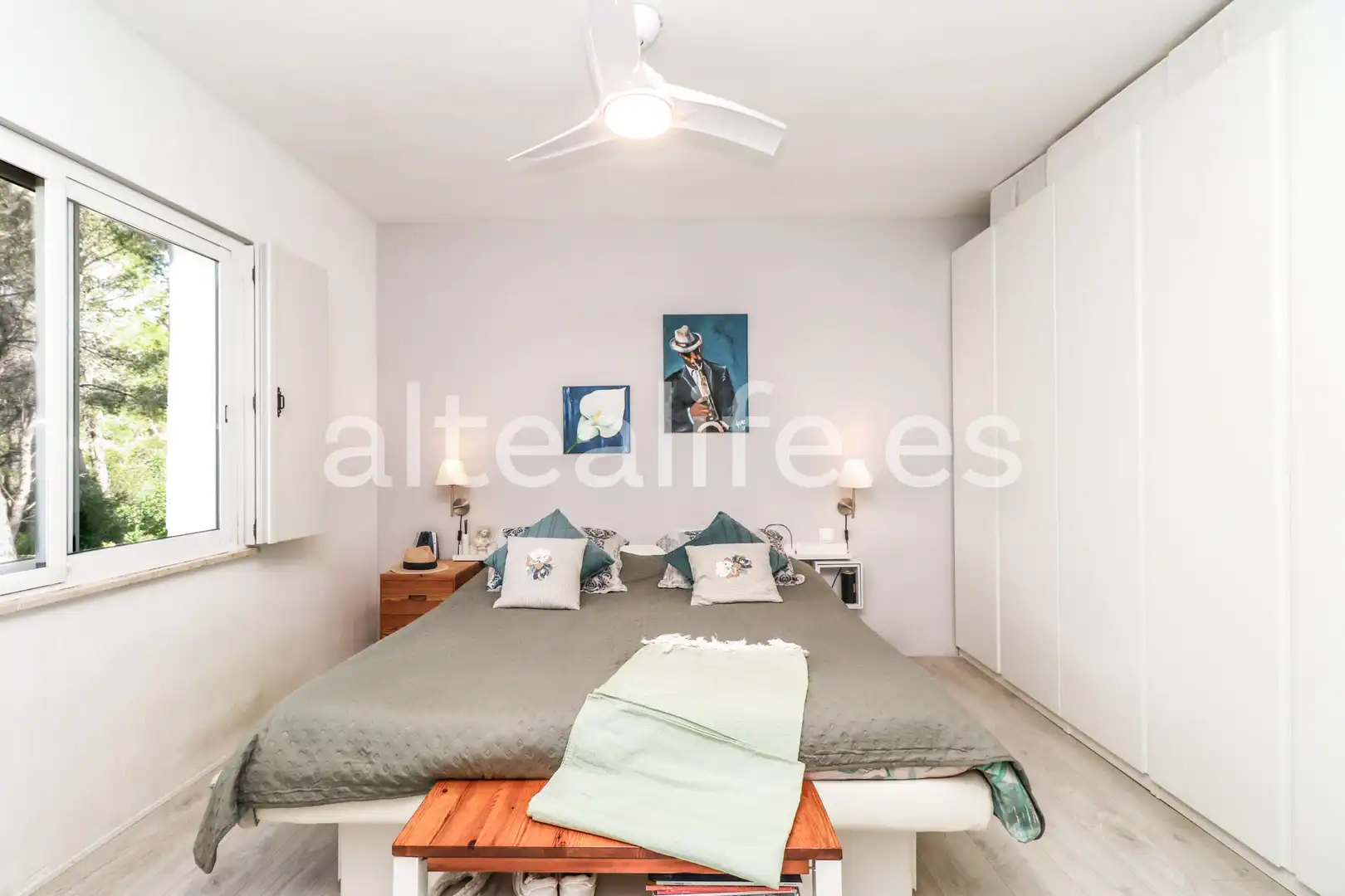 Dormitori de Casa o xalet en venda en Altea amb Aire condicionat, Jardí privat i Terrassa