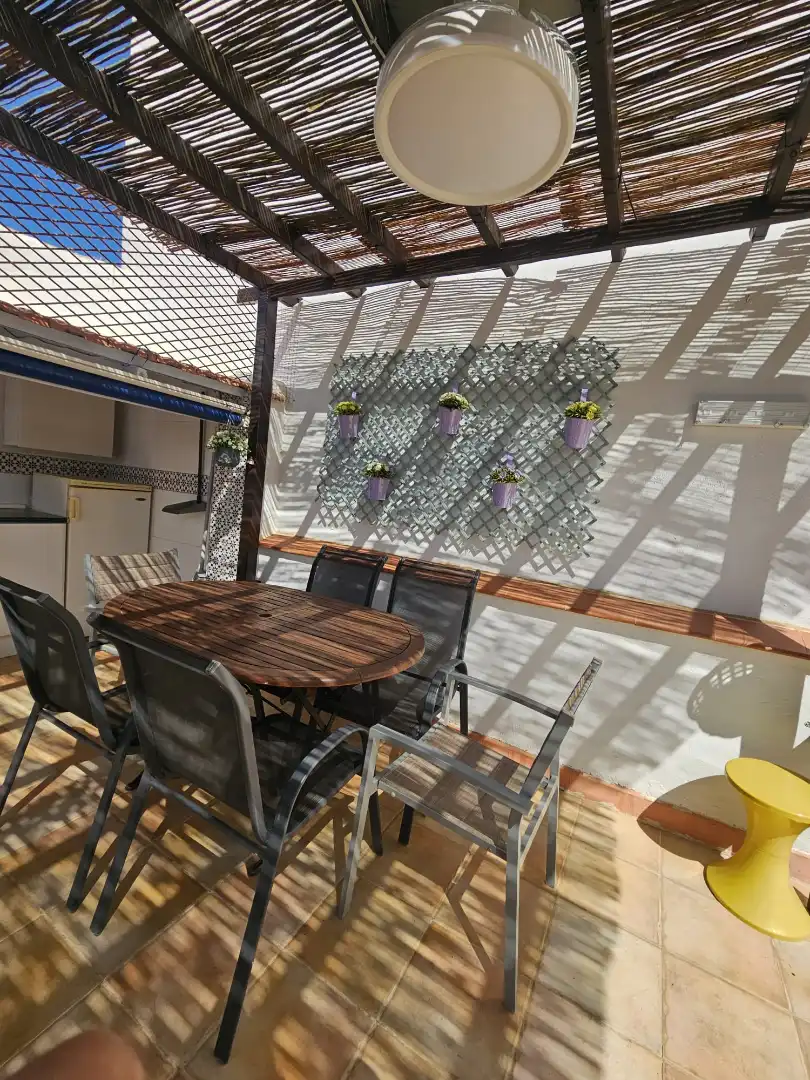 Terrassa de Casa o xalet de lloguer en Cartagena amb Jardí privat, Moblat i Forn