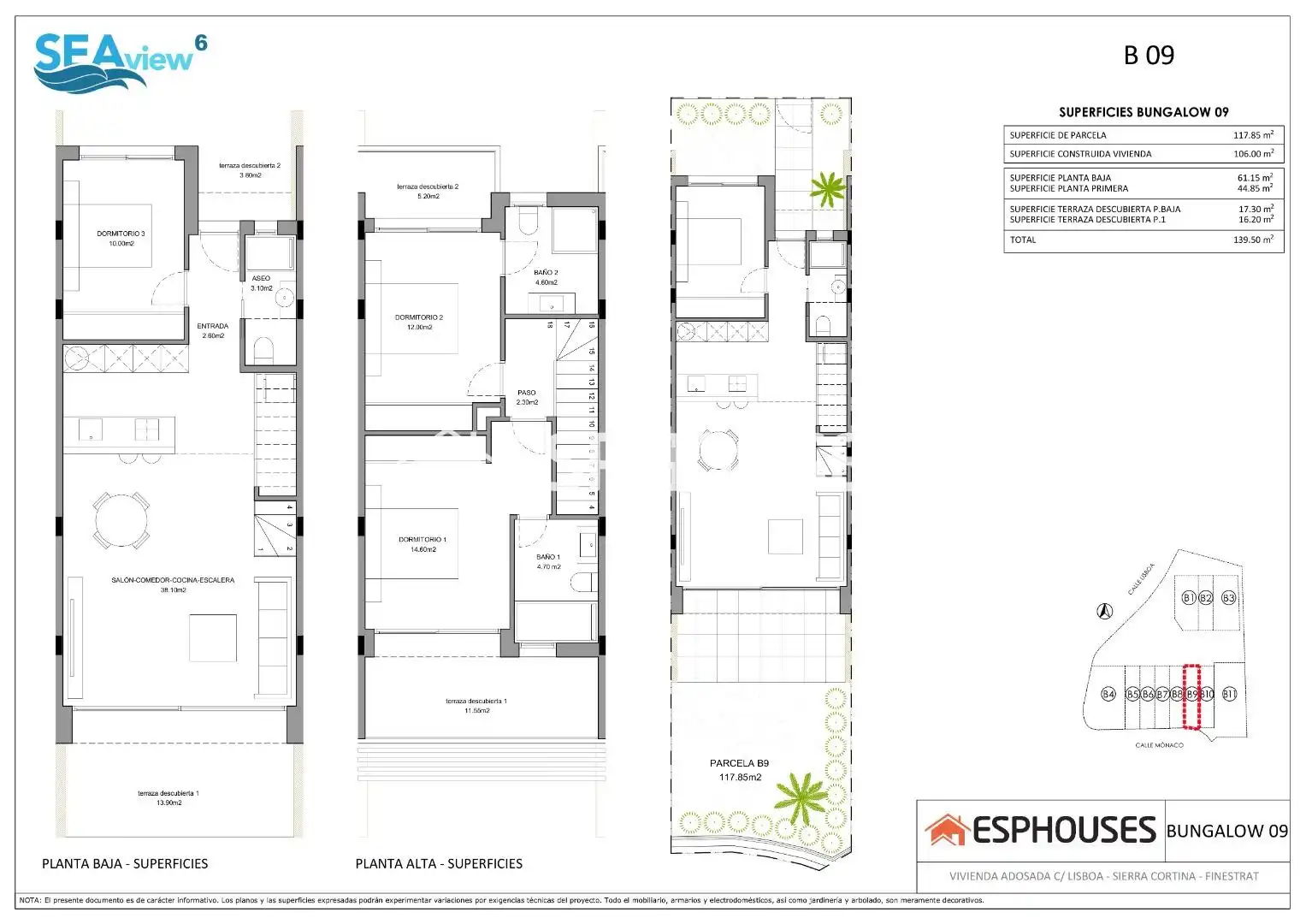Casa adosada en venta en Finestrat con Terraza, Balcón y Piscina comunitaria