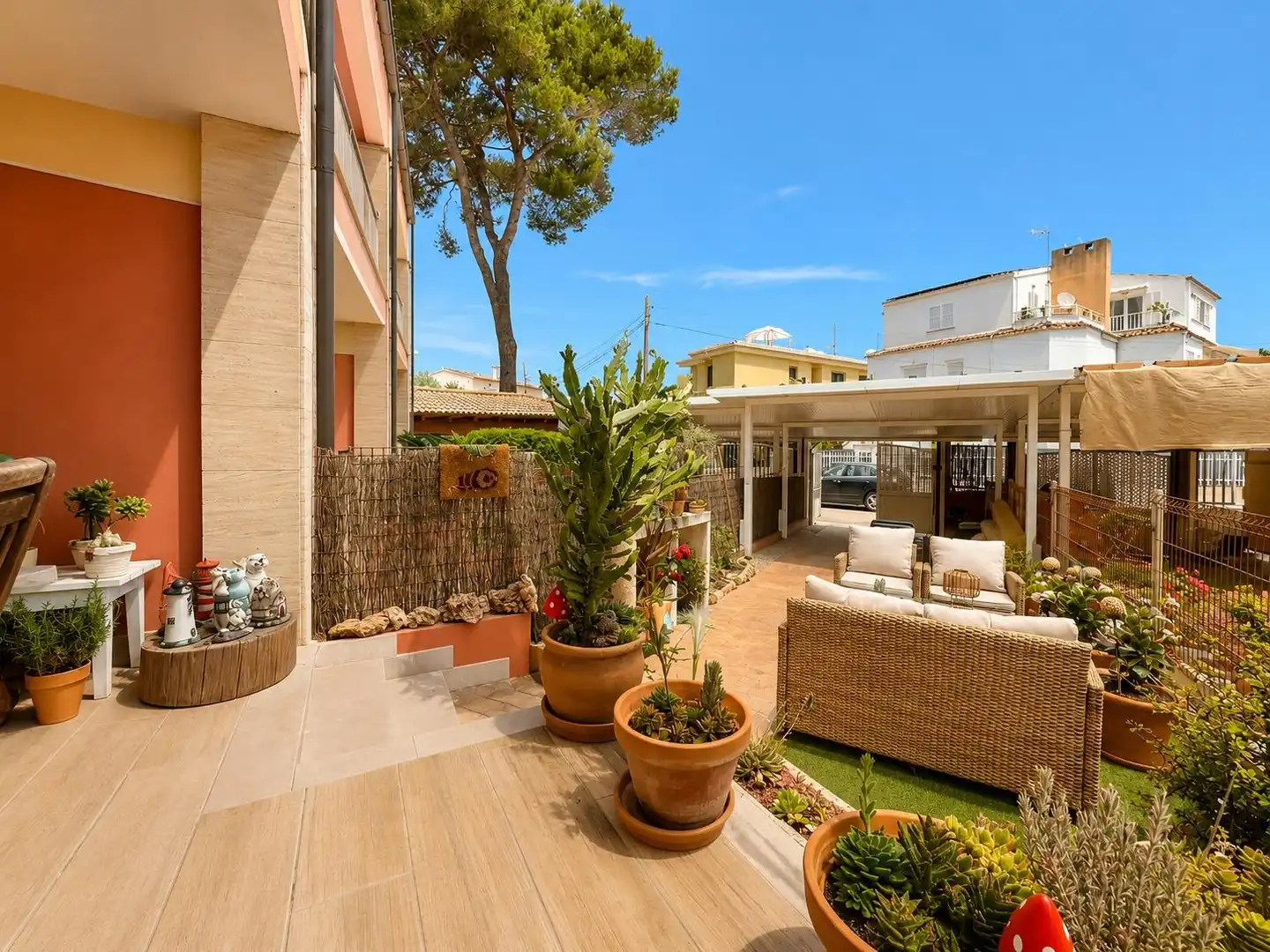 Terrassa de Casa adosada en venda en Santa Margalida amb Aire condicionat, Jardí privat i Terrassa