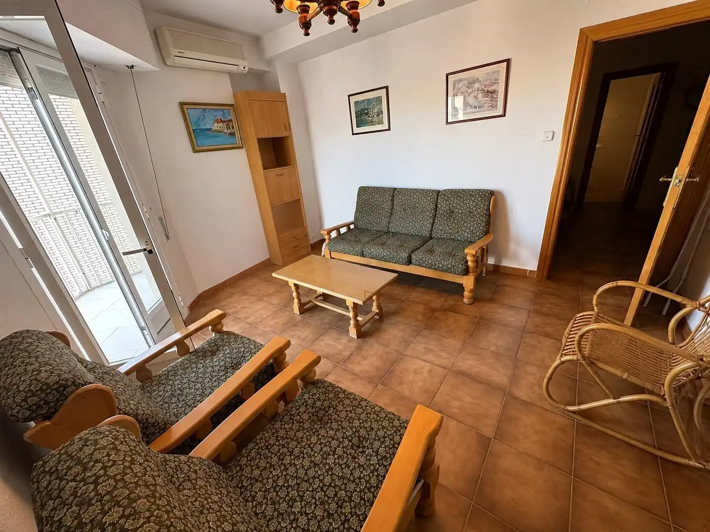 Living room of Flat for sale in Águilas  with Furnished and Balcony
