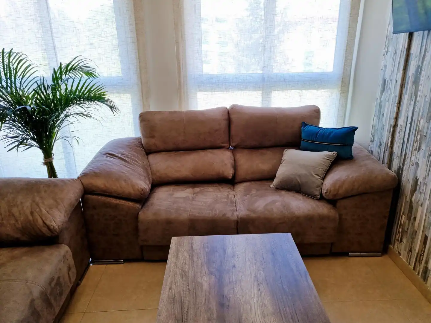 Wohnzimmer von Dachboden zum Verkauf in Sabadell mit Terrasse, Möbliert und Alarm